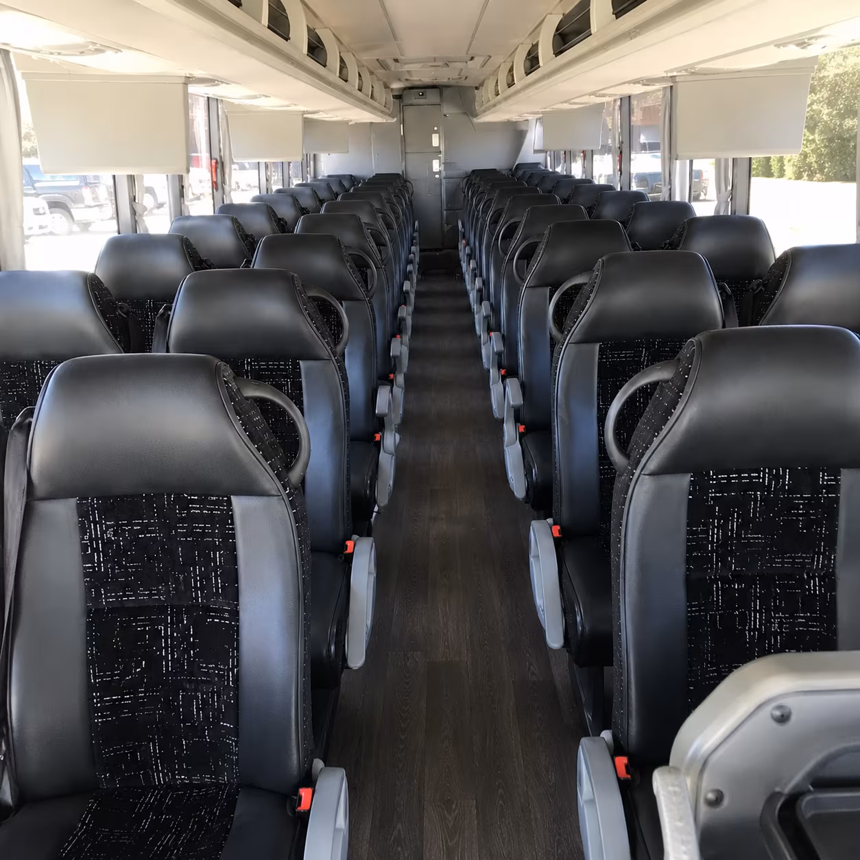 mckinney event transportation on a private charter bus