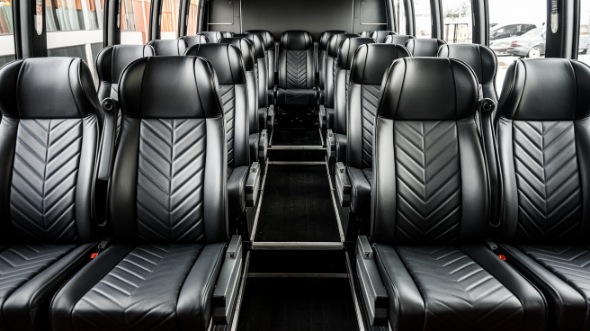 20 passenger minibus inside fort worth