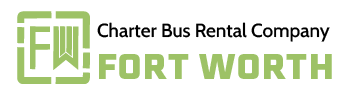 charter bus rental company fort worth logo