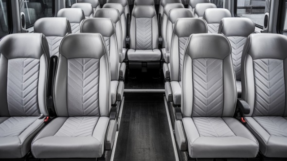 fort worth 25 passenger minibus interior