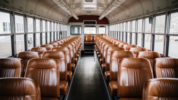 fort worth school bus rental inside